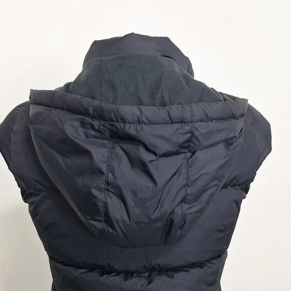 Halogen Black Outdoor Down & Feathers Gorpcore Full Zip Puffer Utility Vest XS - Picture 5 of 8